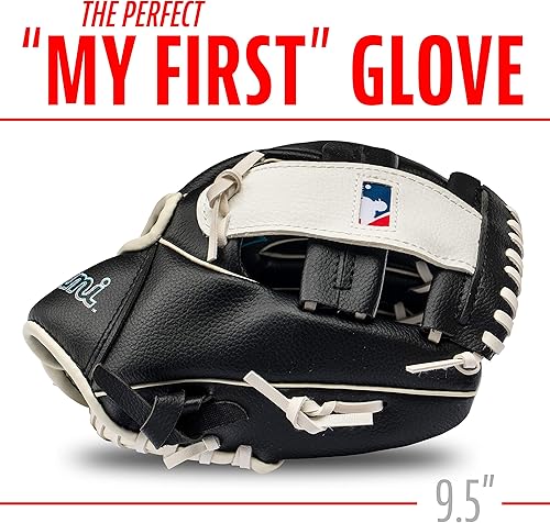 Vista 89 de Franklin Sports MLB Youth Teeball Glove and Ball Set - Kids Baseball and Teeball - Perfect First Kids Glove - 9.5" Naranja/Negro