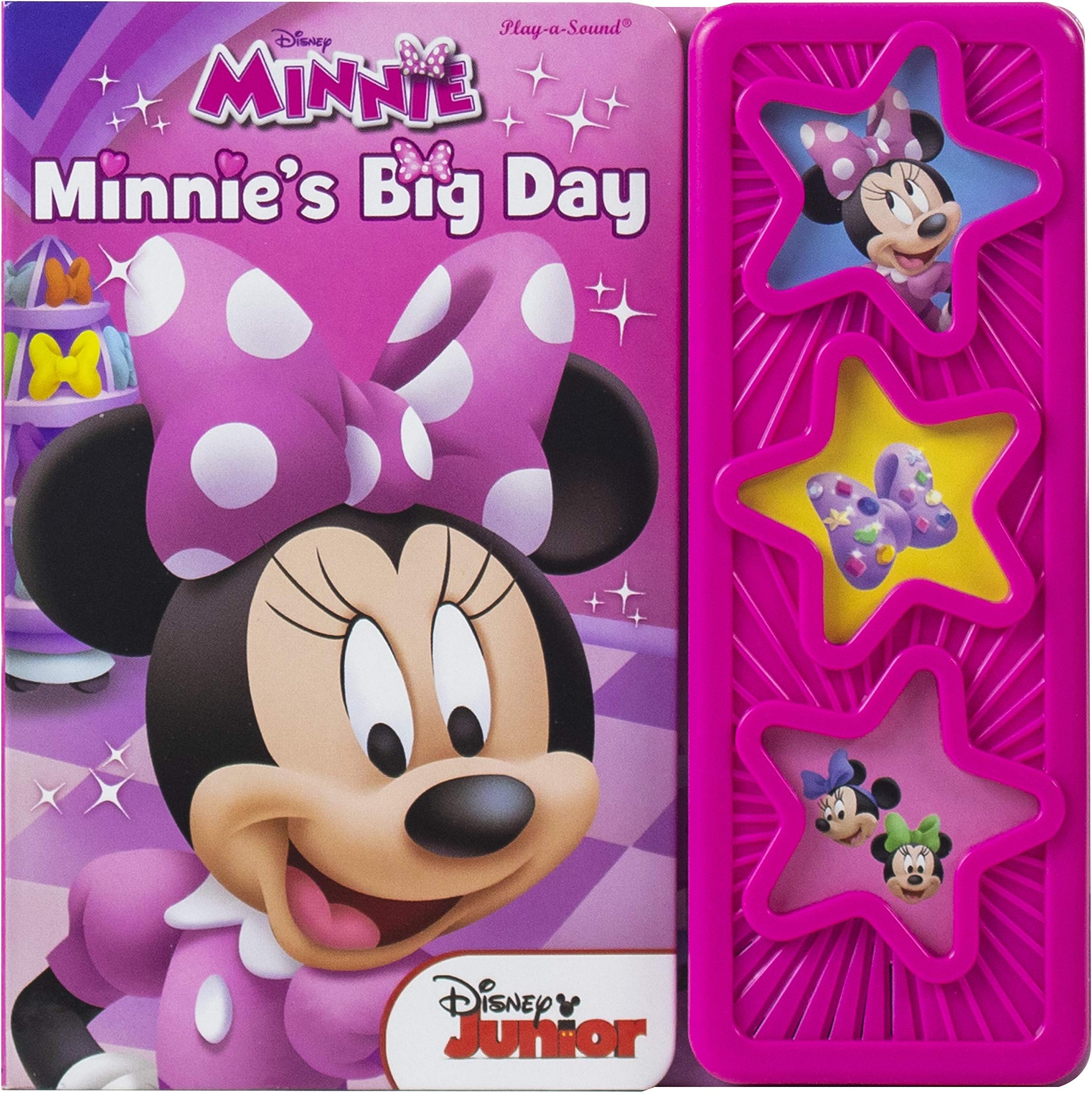 Disney - Minnie's Big Day 3-Button Star Sound Book - Play-a-Sound - PI Kids