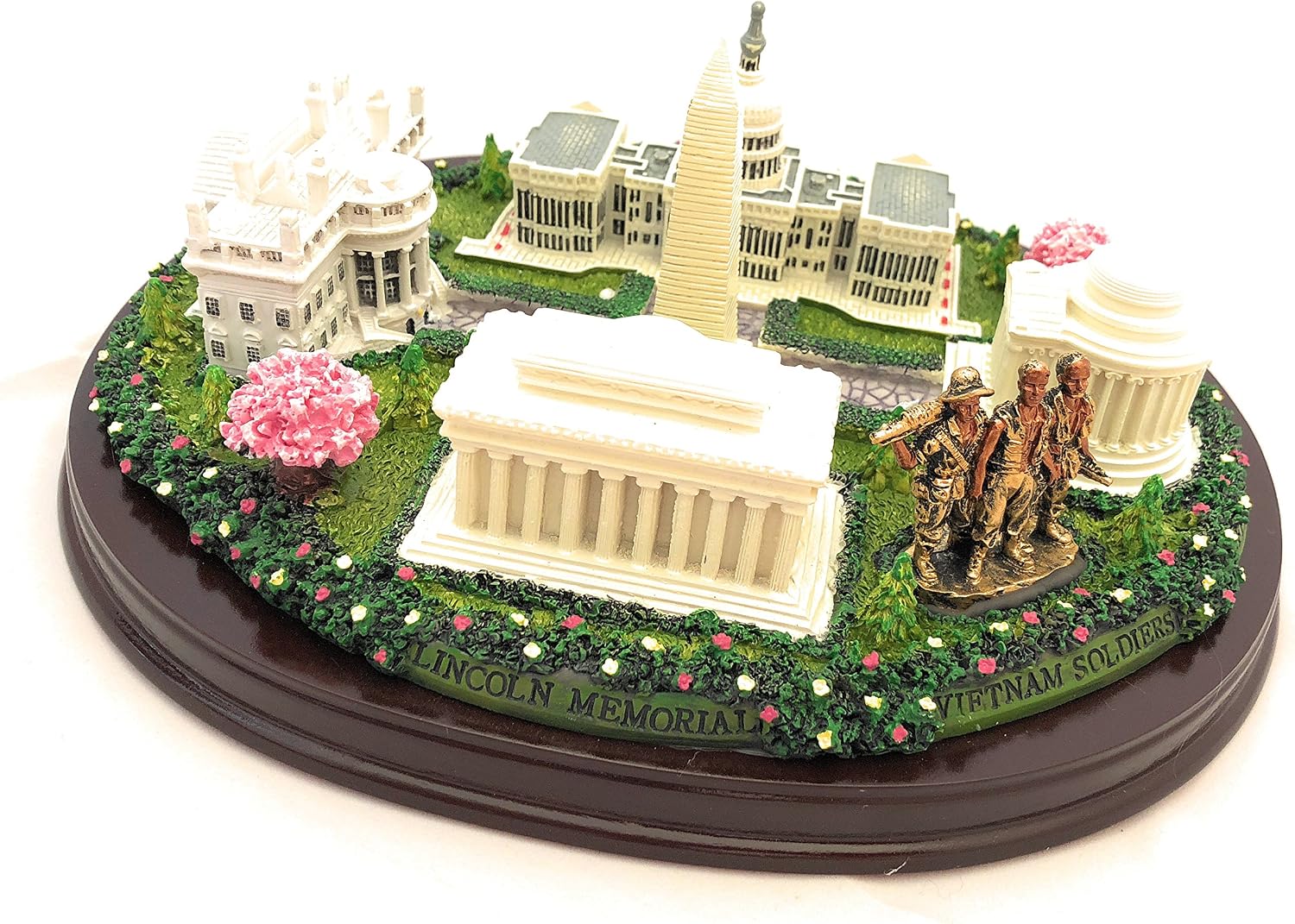 Oval Washington, D.C. Monuments Desk Statue (5")