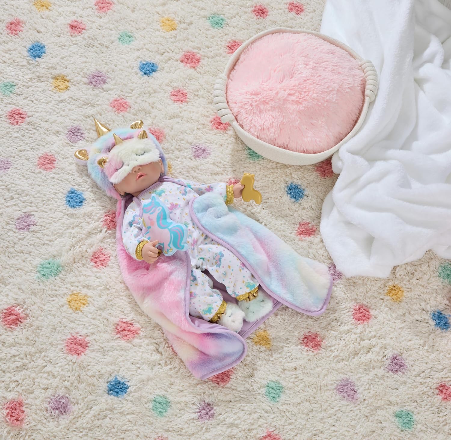 Madame Alexander 14-inch Sweet Smiles® Unicorn Baby Doll Deluxe Playset - Image 8