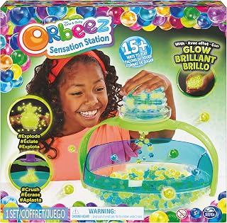 Orbeez Water Beads, Sensation Station, Featuring 2000 Glow in The Dark Orbeez, with 6 Tools and Storage, Sensory Toys for Kids Ages 5 and Up
