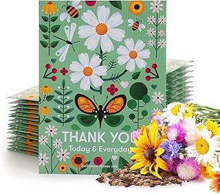 Bentley Seed Co. Thank You Packet - Pollinator Flower Mix - 25 Seed Pack...