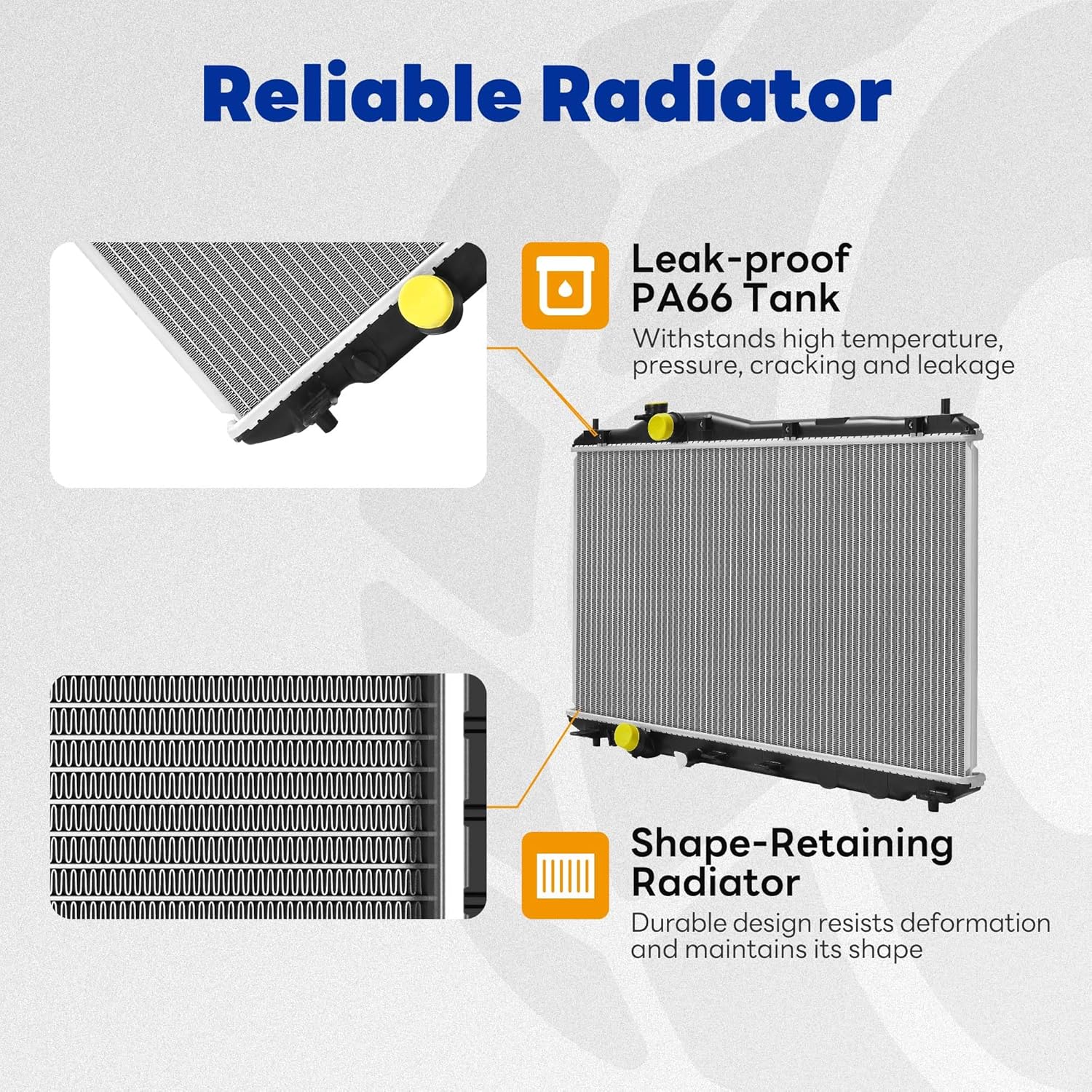 Radiator Fits for 2012 2013 2014 2015 Civic 2013-2015 ILX 1.8L 2.4L L4 MT Models