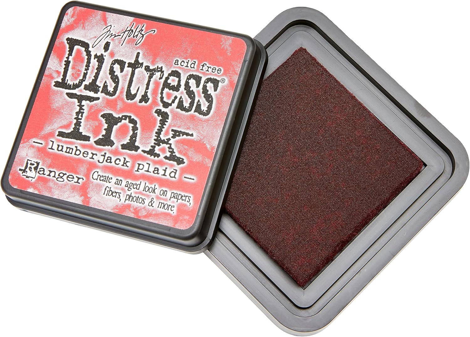 Ranger Tim Holtz-Distress-Ink Lumberjack Plaid, 3 x 3 inch pad