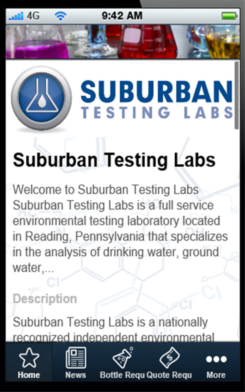 Suburban Testing Labs App on Amazon Appstore