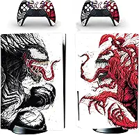 Decalque adesivo padrão para controles de console Skin Super Hero compatível com PS5 Controladores de console de disco padrão Alienígenas