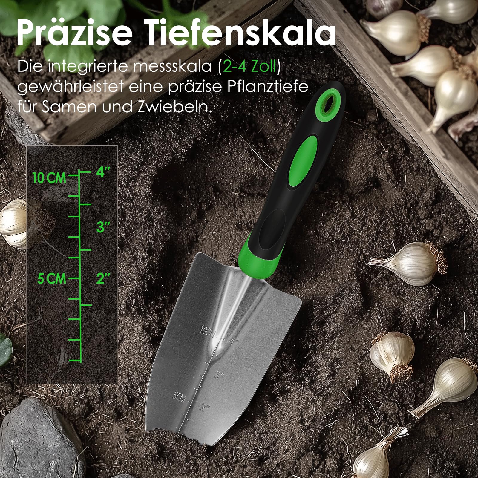 ORIENTOOLS Gartenwerkzeug Set,Geschenke für Frauen & Männer, Gartengerätset mit Tasche, 10-teiliges Set für Gartenarbeit, Geschenk für Gärtner