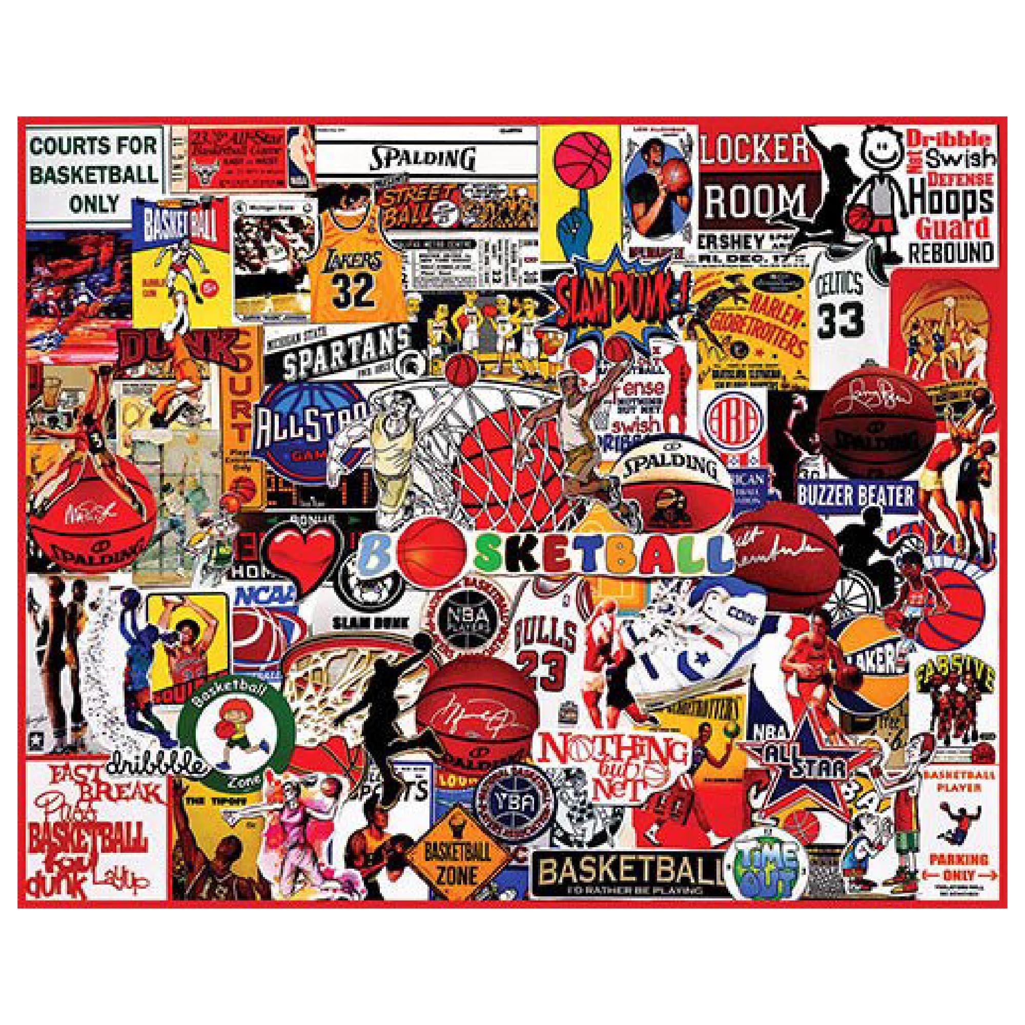 I Love Basket 1000pc Puzzle By White Mountain
