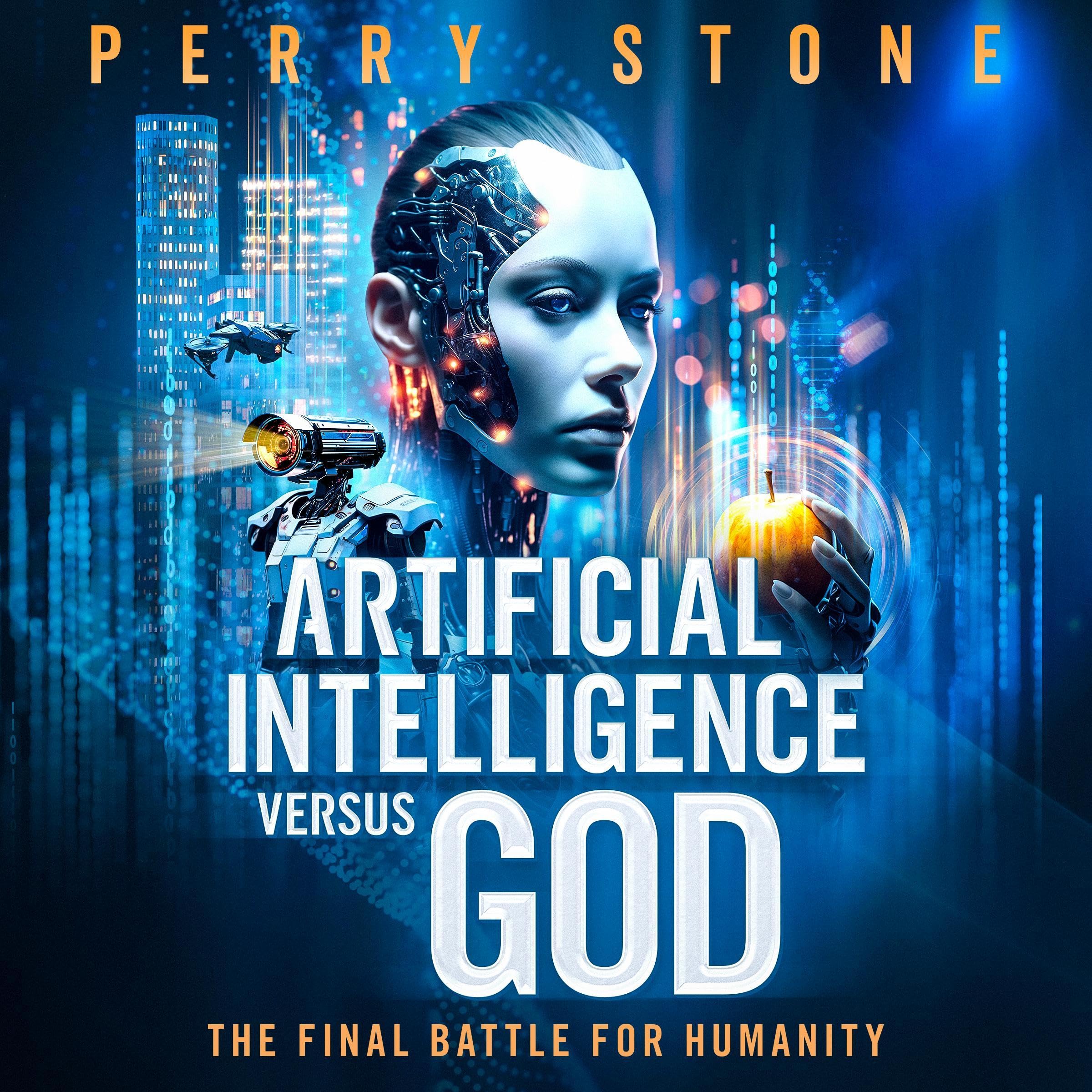 Cover art for Artificial Intelligence Versus God