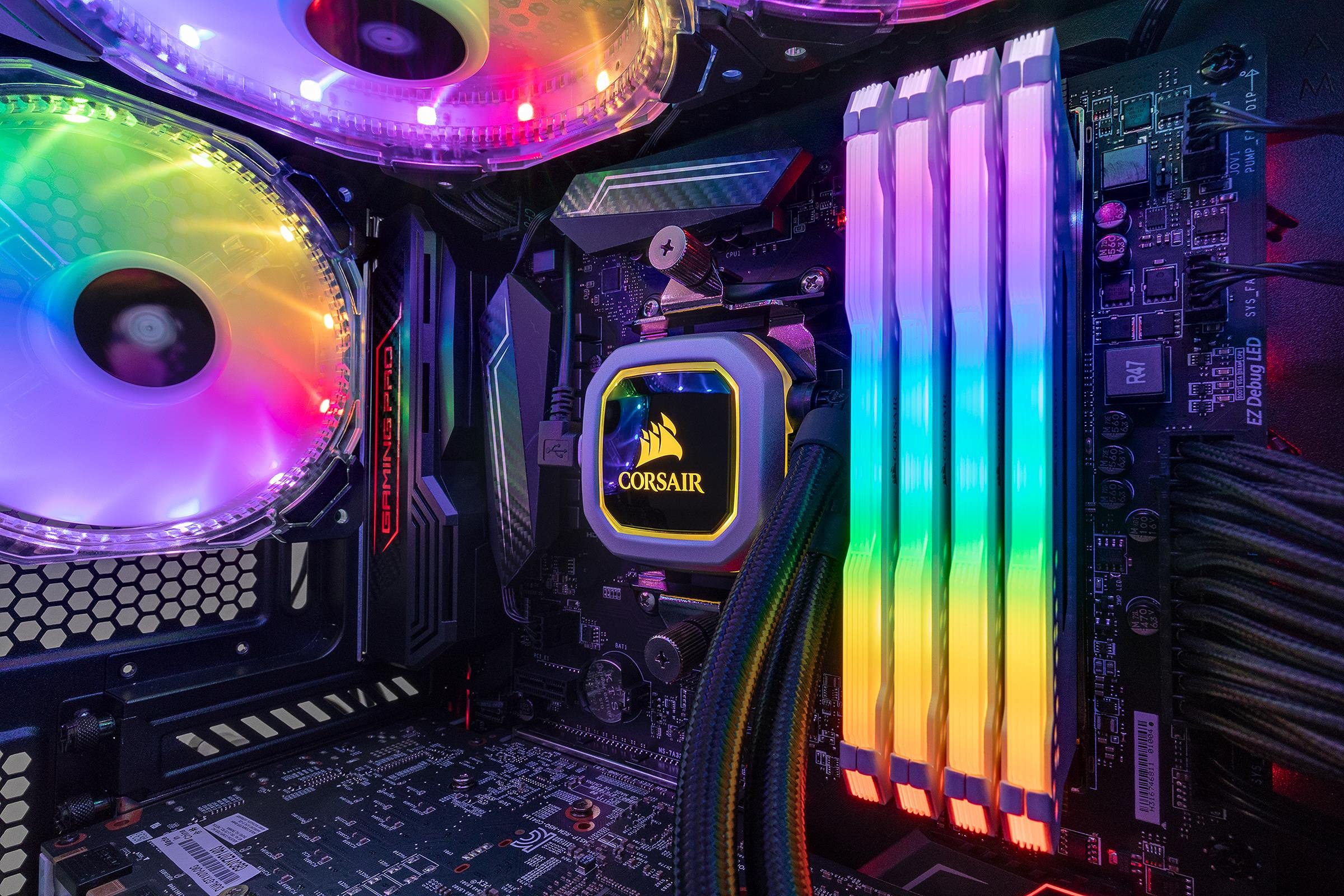 Corsair Módulo de Memoria de 16 GB con hasta 3200 MHz, Blanco, 2 x 8 GB