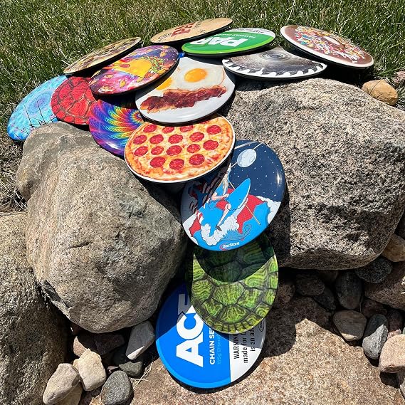 Discraft ESP Buzzz Supercolor Midrange Disc Golf Disc - Custom Design Discraft Discs - Straight Flying and Great for All Skill Levels - Free Mini Marker Included