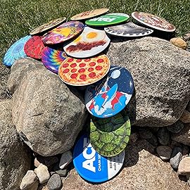 Discraft ESP Buzzz Supercolor Midrange Disc Golf Disc - Custom Design Discraft Discs - Straight Flying and Great for All Skill Levels - Free Mini Marker Included - Sawblade