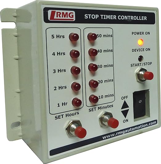 RMG Stop Timer Controller for Motor Pump Operated by Switch/MCB Upto 1.5 HP