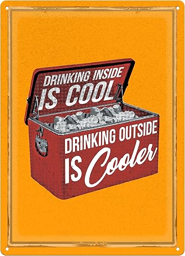 Miniatura 13 de River's Edge Products Letrero de metal retro, 17 x 12 pulgadas, resistente a la intemperie, arte de pared de metal para decoración de interiores