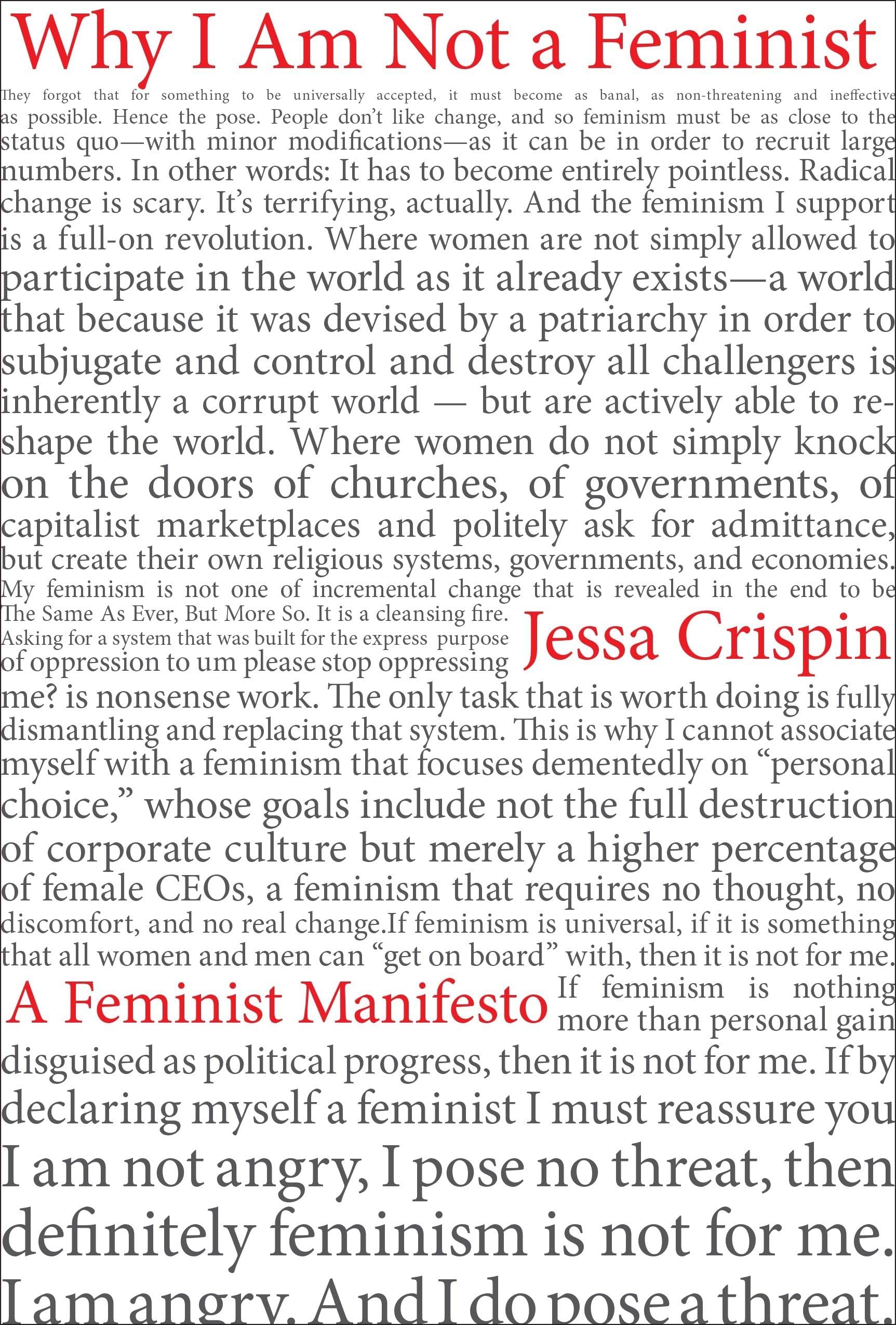 Why I Am Not A Feminist: A Feminist Manifesto Paperback – February 21, 2017