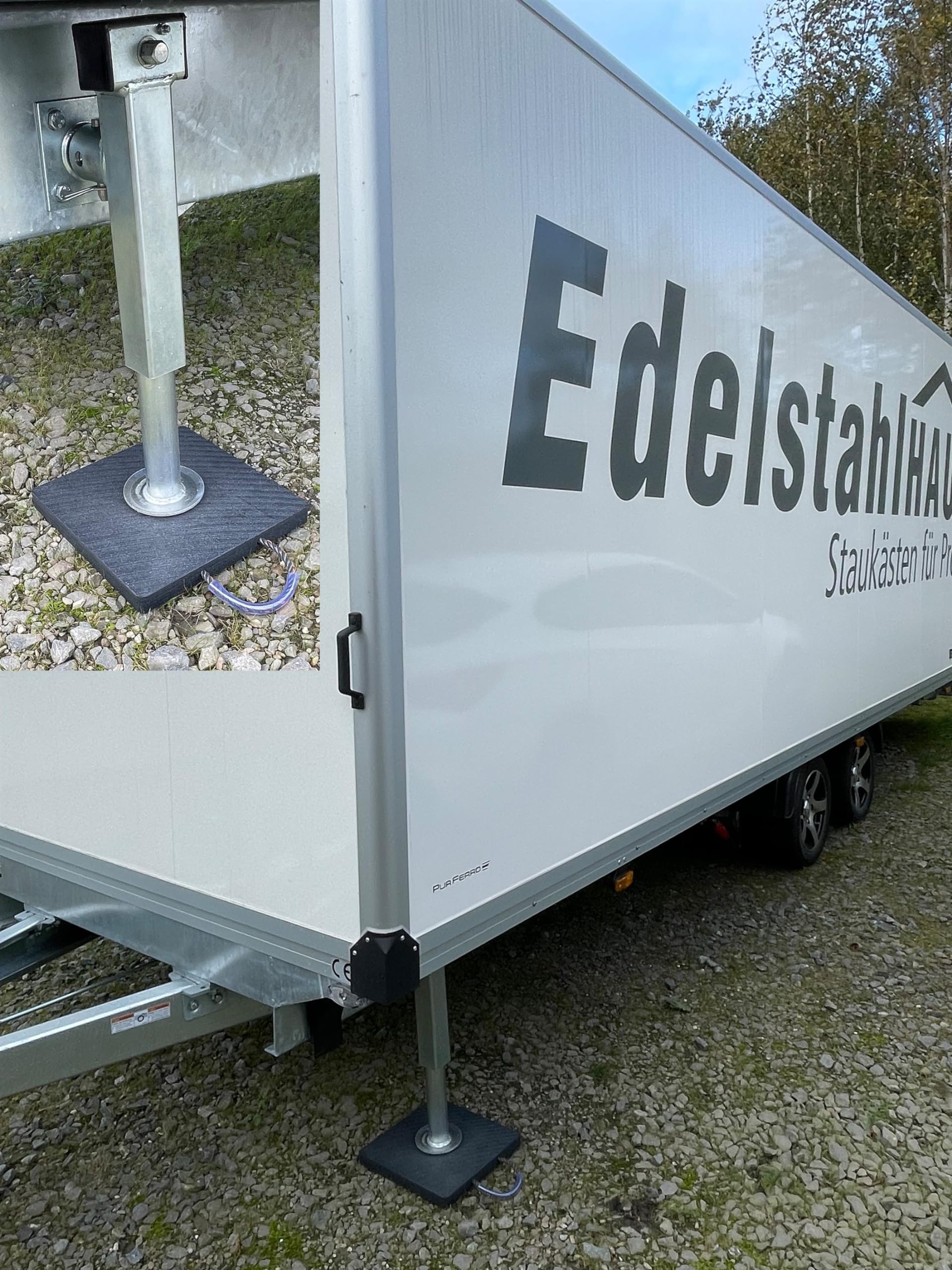 1 Stück Abstützplatte 300 x 300 x 30 mm 7 Tonnen, Unterlegplatten Kranplatten Kranabstützplatten Edelstahlhaus GmbH