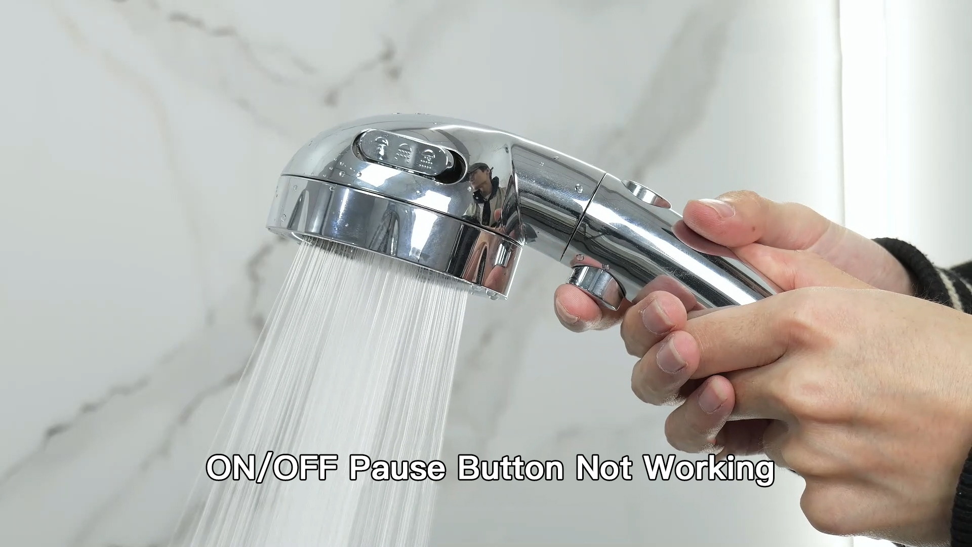 RV Shower Head With Pause Switch With Hose - 3 Flow Rates & Water ...