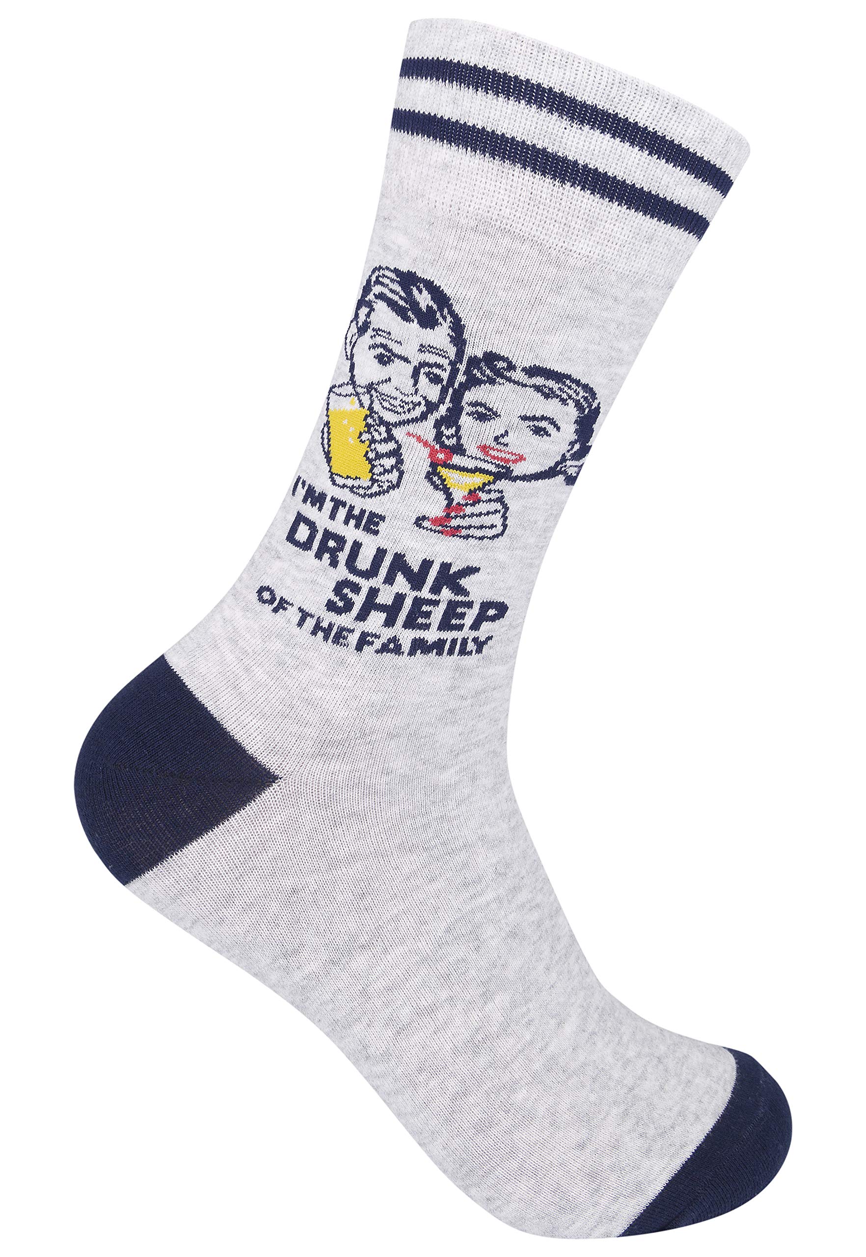 FUNATIC Fun and Crazy Party Socks (It's My Birthday, Birthday Babe, Cheers B's, We Came We Saw We F'd S Up, More)