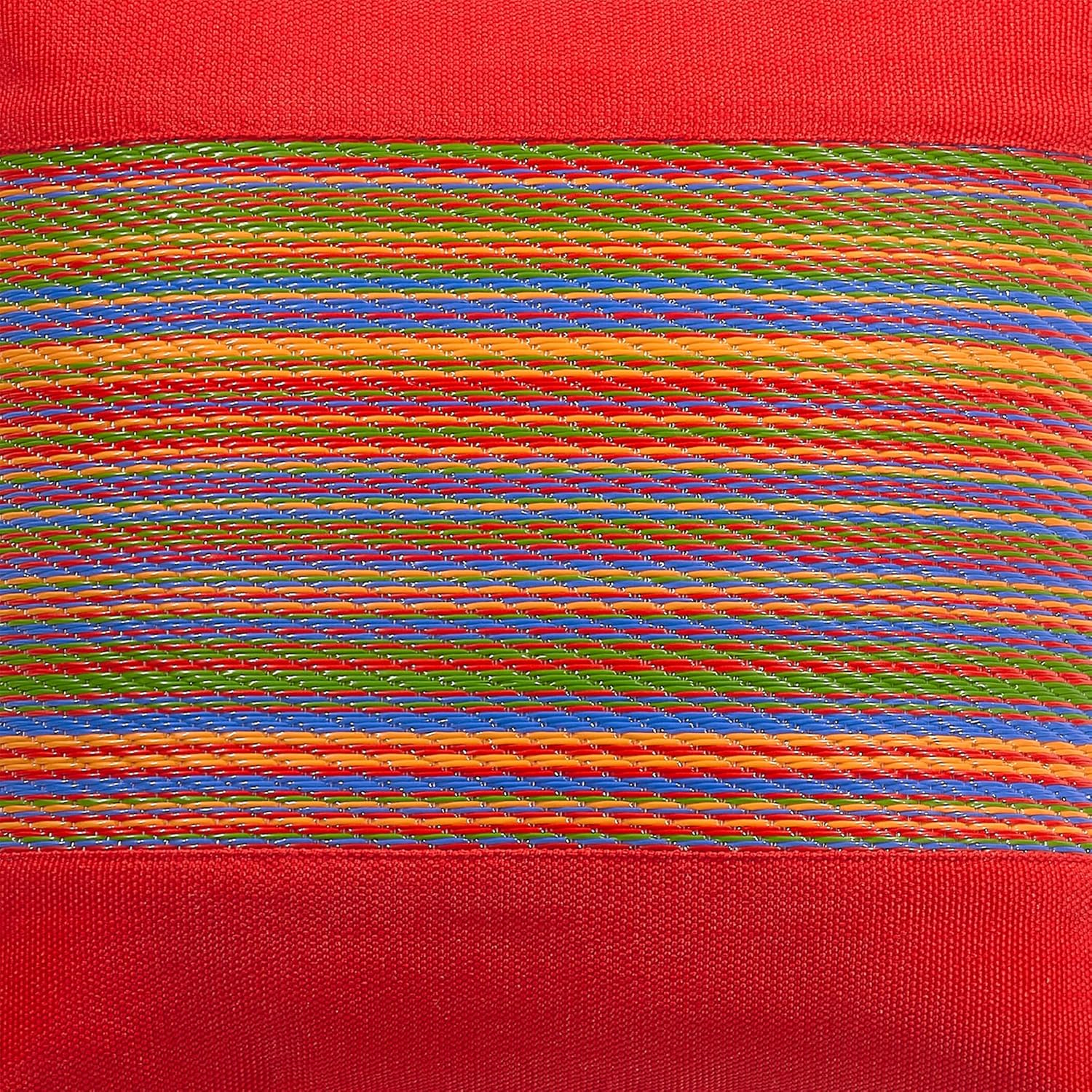 Fab Habitat Indoor/Outdoor Throw Pillow Made from Recycled Polyester Yarn - Double Sided, Stain Resistant, Machine Washable - Bohemian - Patio, Deck, Porch, Living Room - Cancun -Multicolor - 20"x20"