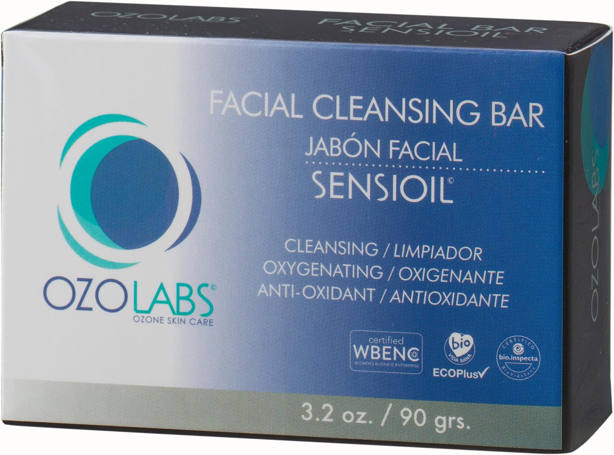 FACIAL CLEANSING BAR | With the benefits of certified organic oils | ISO 9001 | 3.4 oz.