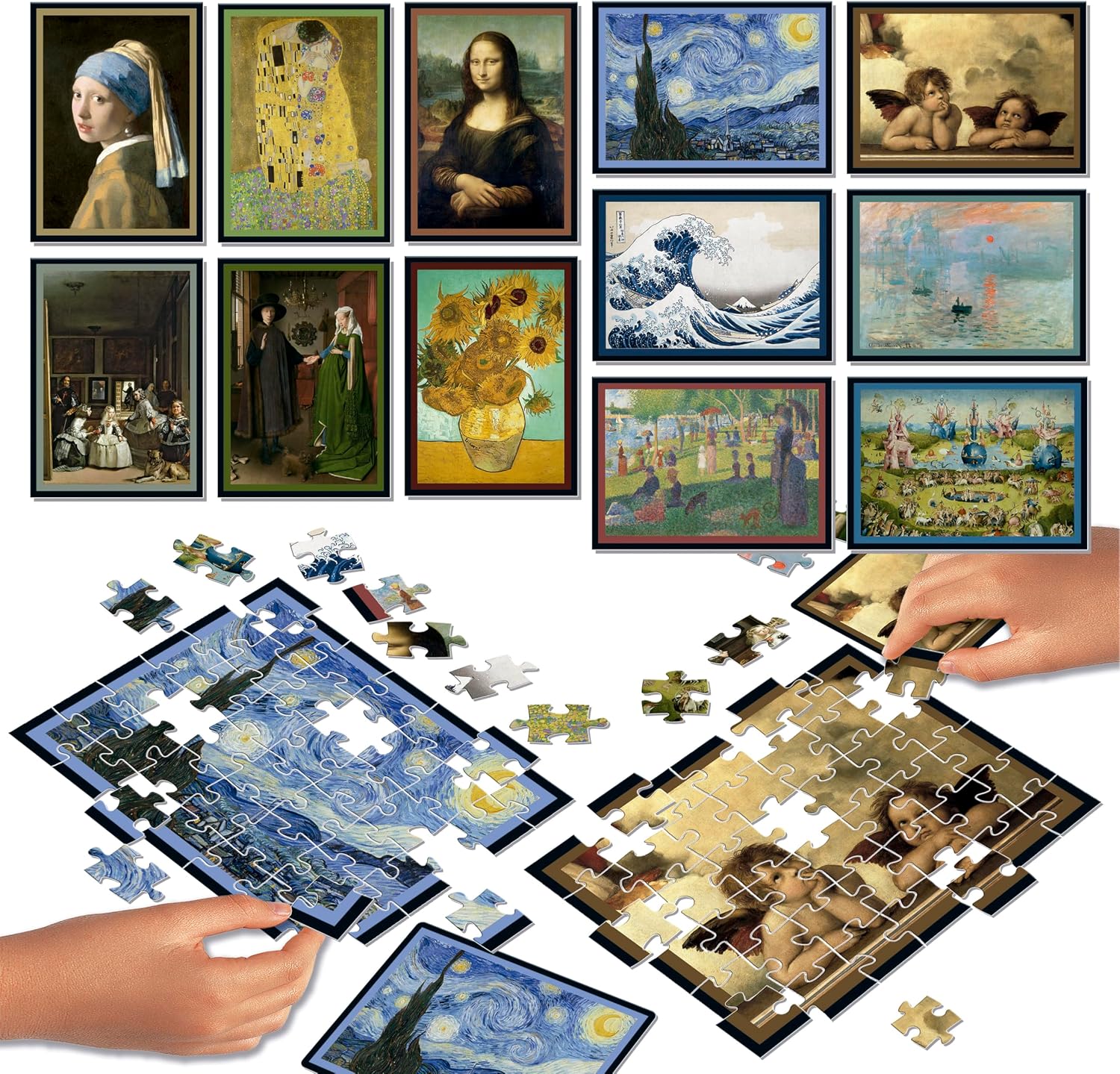 Educa - Puzzle Martial Art Battle of Pieces | 12 x 42-Piece Puzzles, Ages 7+