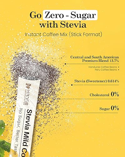 Miniatura 2 de NATUREDREAM Mezcla de café suave sin azúcar Stevia 0.33oz X 30Sticks