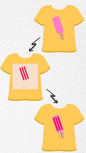 T-Shirt Masking Print Master - Tie Dye Paint Art