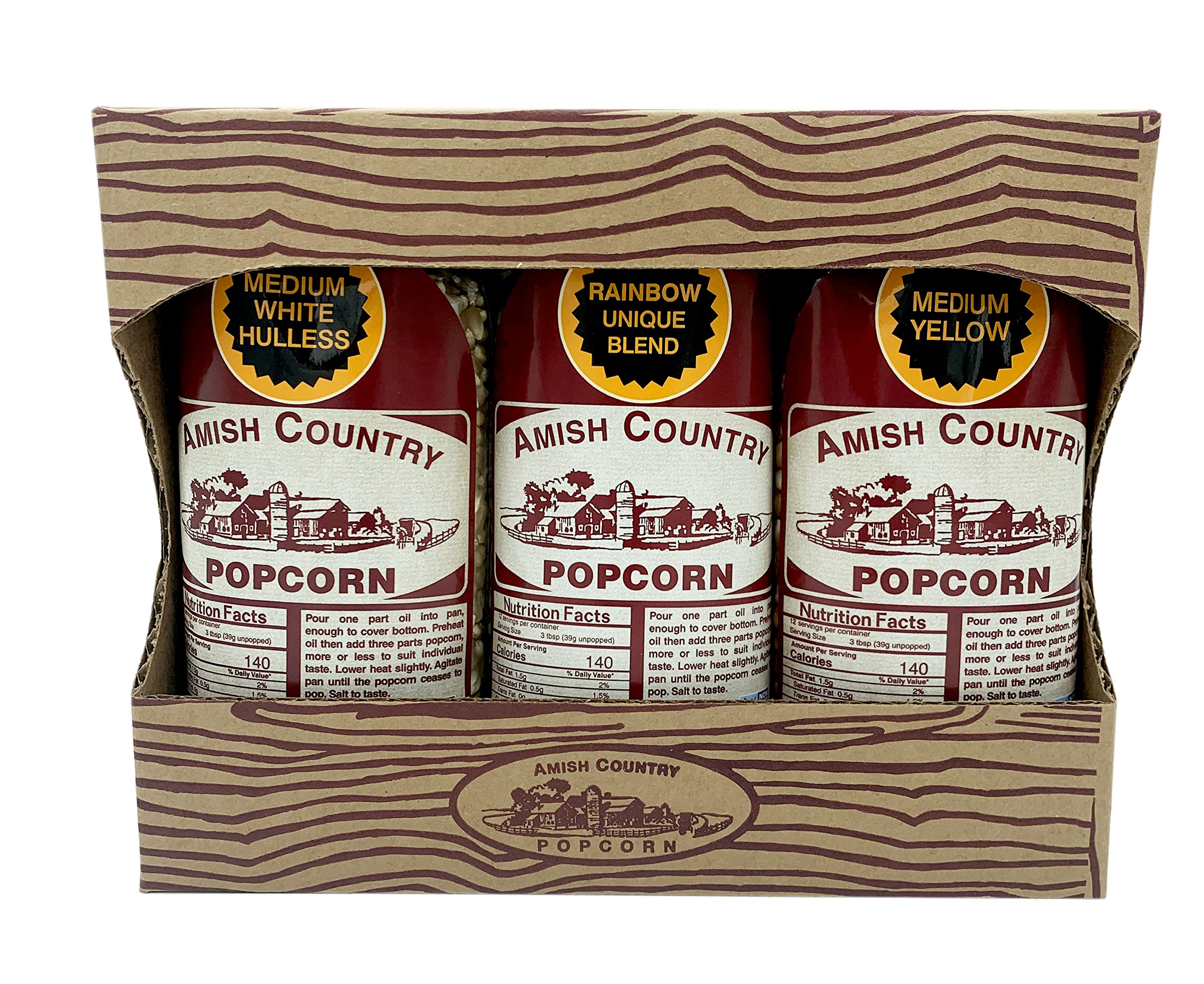 Amish Country Popcorn 3-lb Gift Set