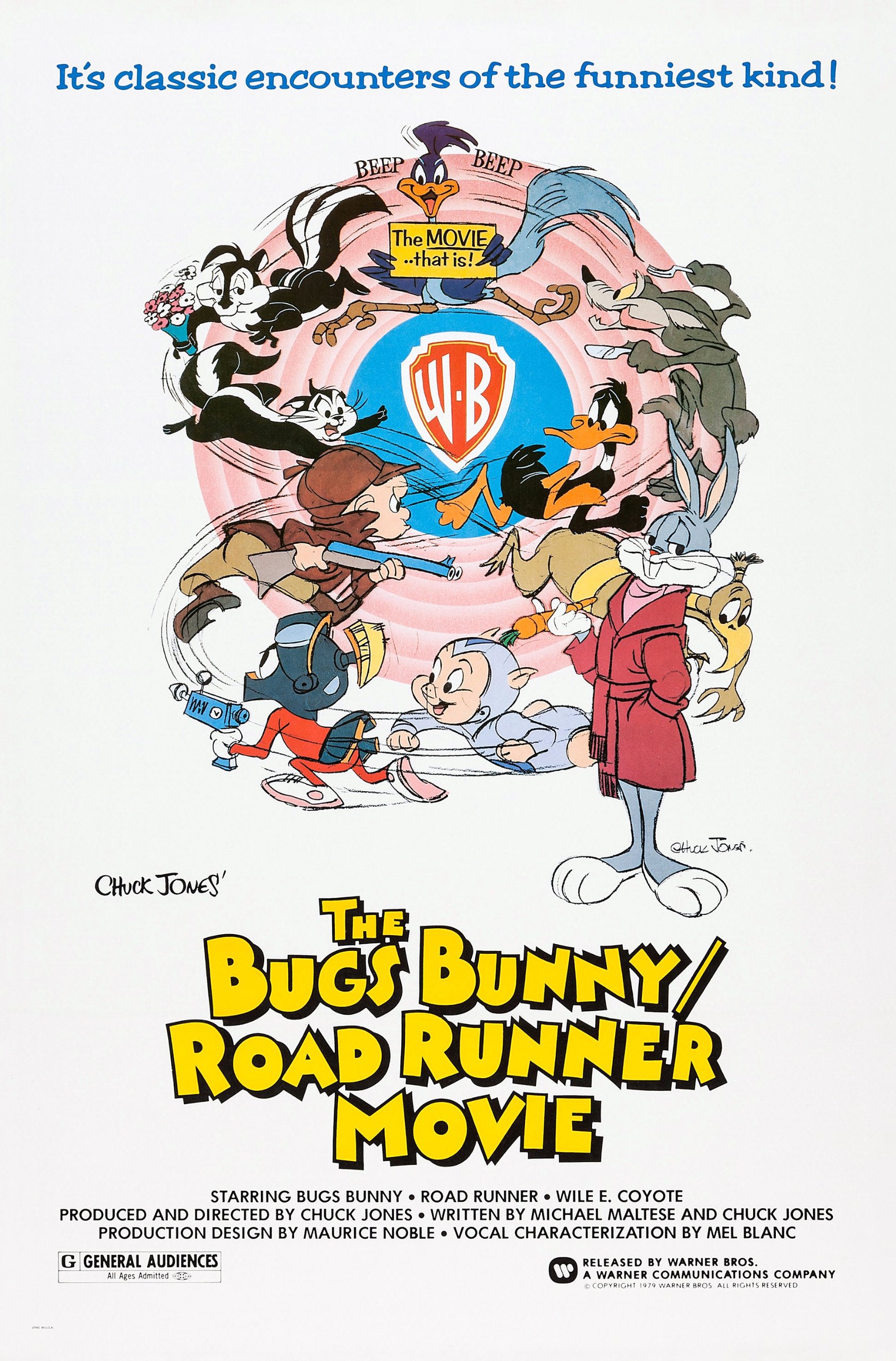 Signs247 Bugs bunny Road Runner Movie WB Reproduction A3 Poster/Print 280GSM Satin Photo Paper