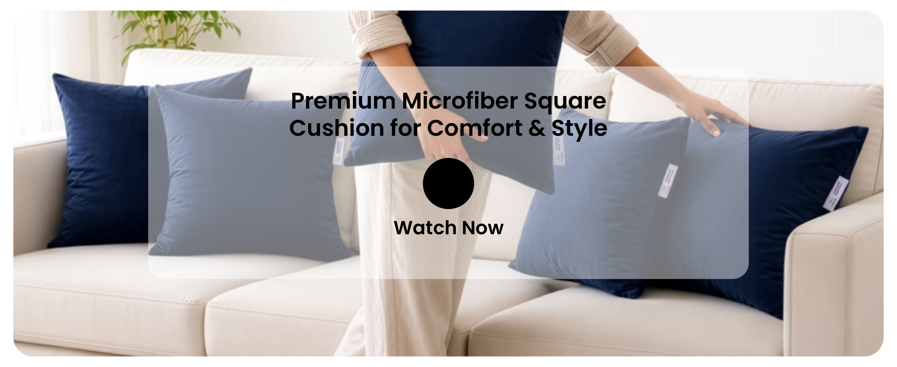 Buy MY ARMOR Microfibre Cushion for Sofa | Set of 5 Soft & Fluffy