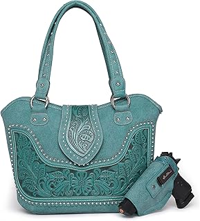 Montana West Western Tote Bag for Women Tooled Shoulder Bag Ladies Purses and Handbags