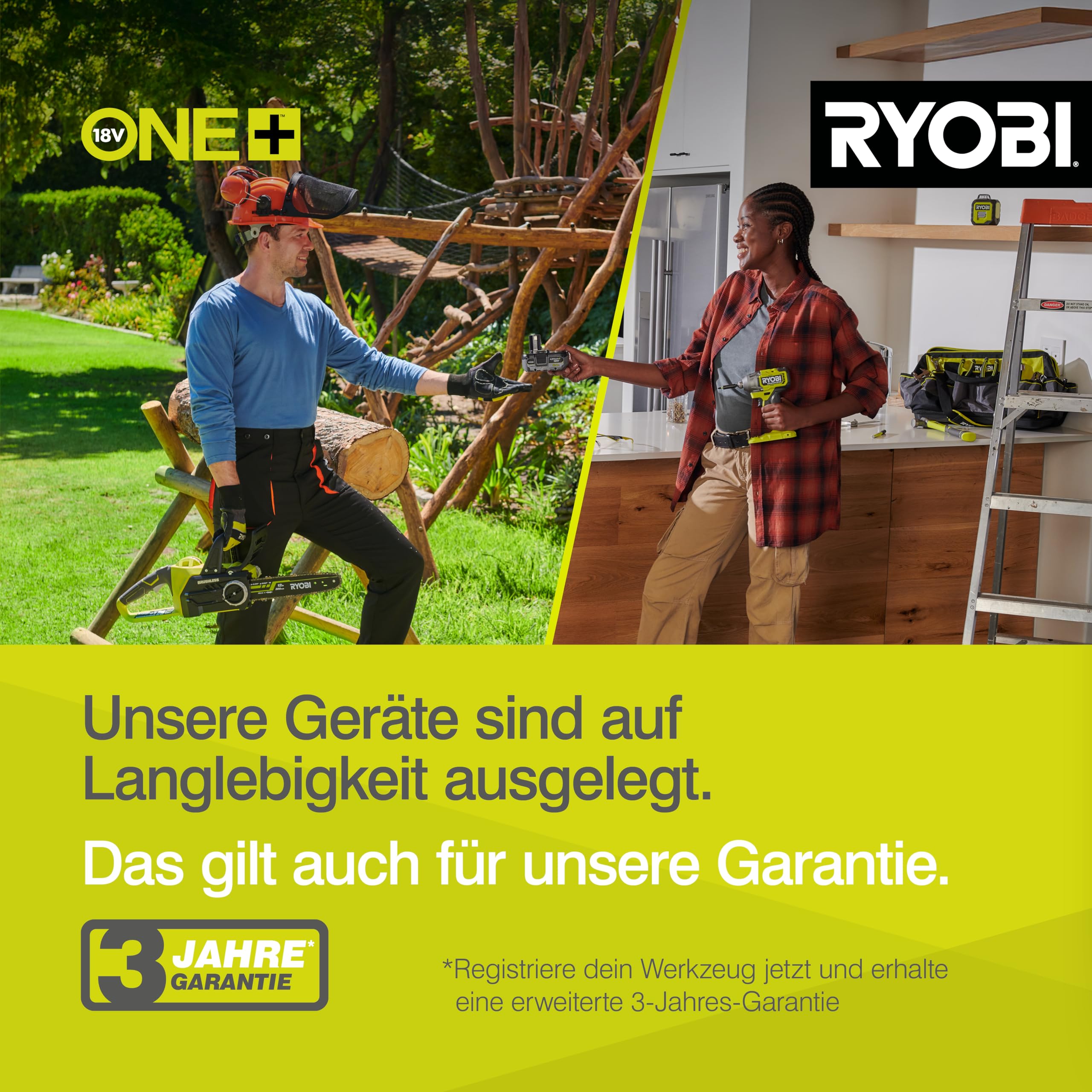 RYOBI 18 V ONE+ Akku-Multitool R18MT-0 6 Geschwindigkeiten Werkzeugloser Zubehörwechsel