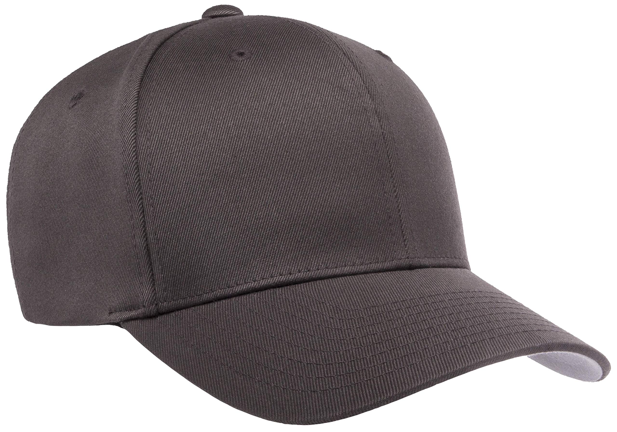Flexfit XXL Men's Athletic Baseball Fitted Cap, Dark Grey