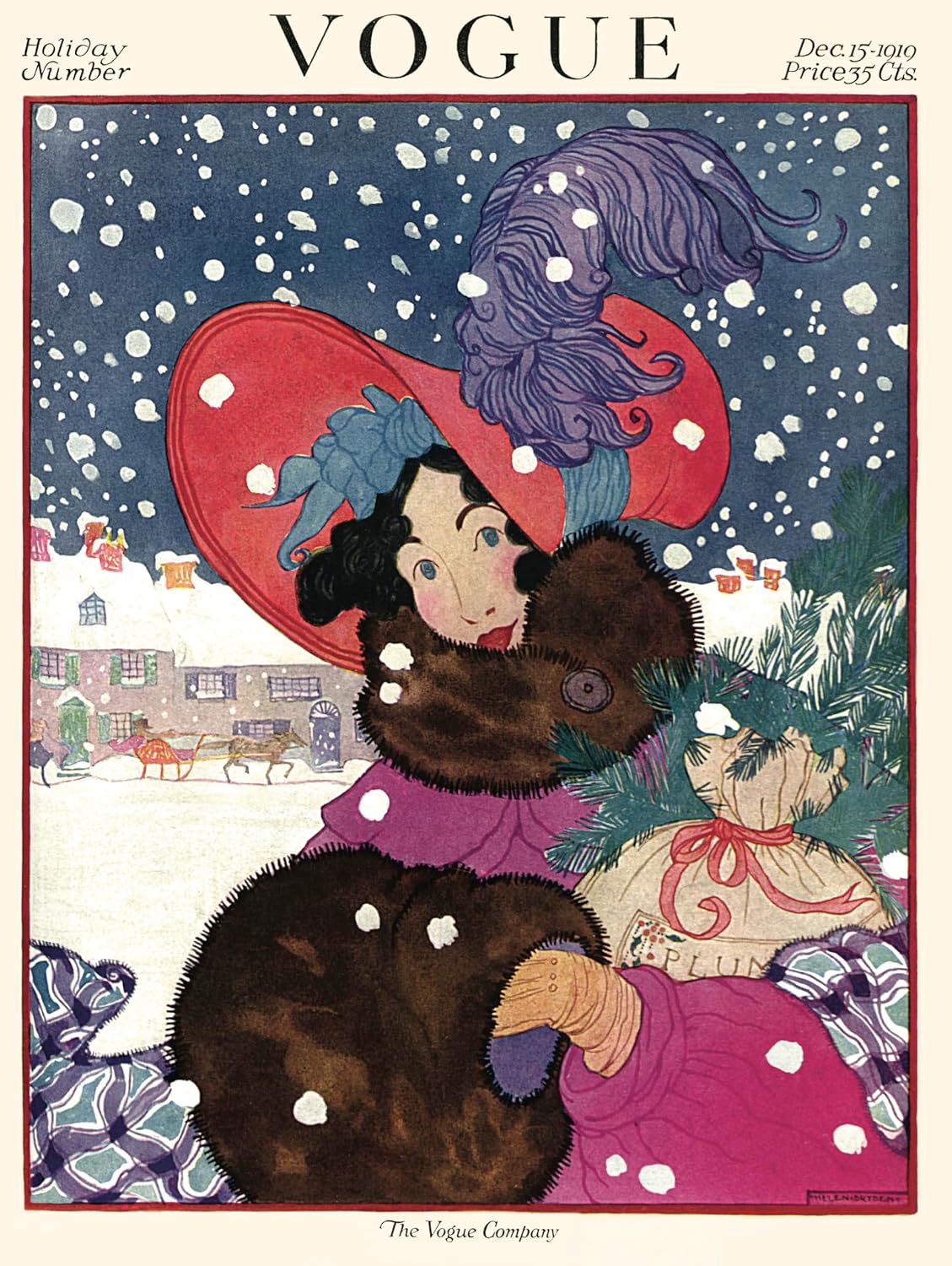 New York Puzzle Company - Vogue Magazine Winter Wonders - 1000 Piece Jigsaw Puzzle for Adults