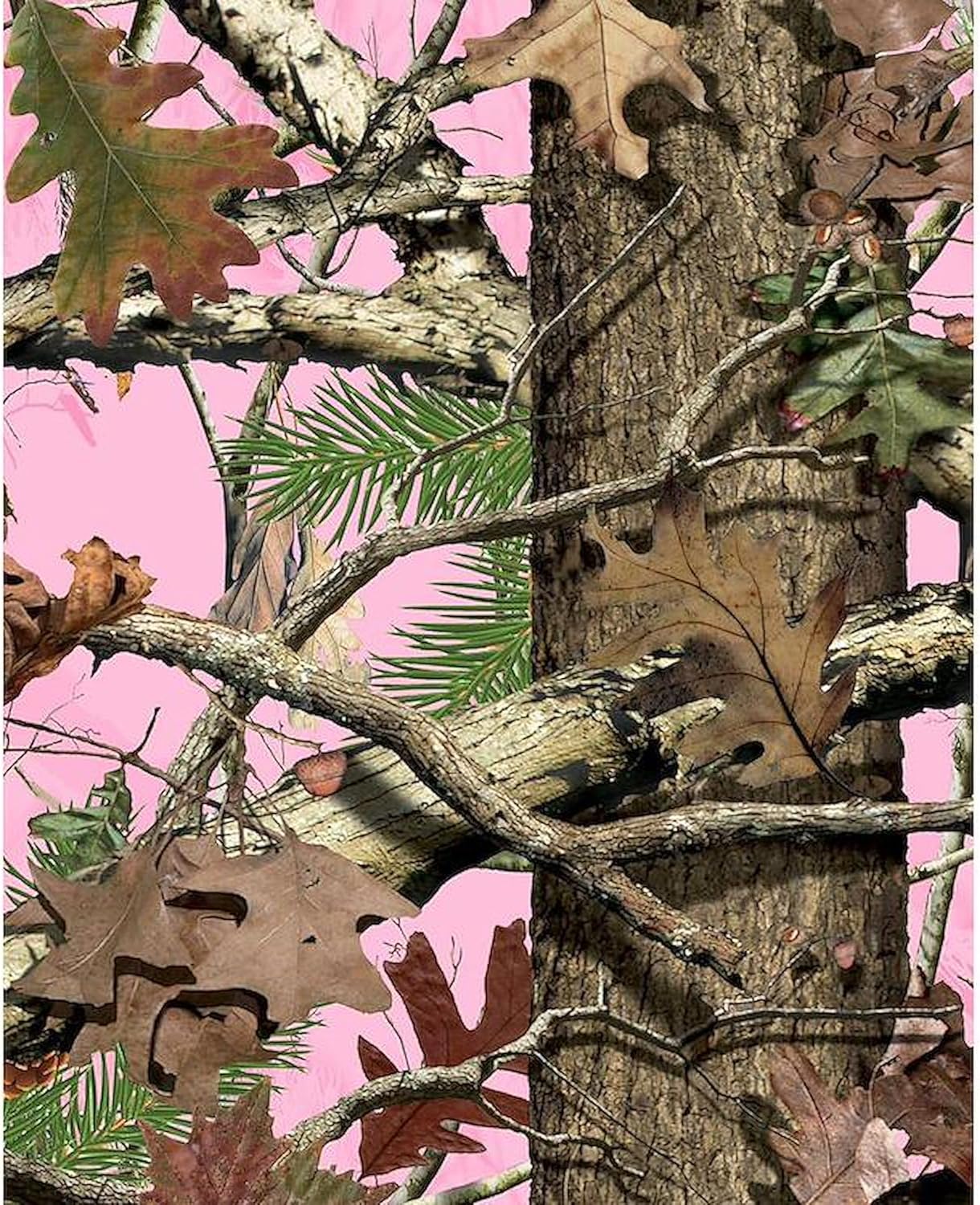 CafePress Oak On Pink Camo Decorative Picture Frame