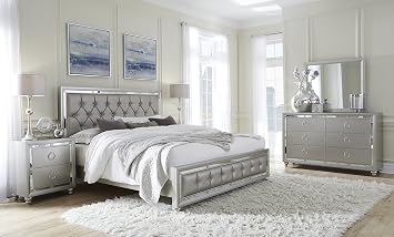 Riley Silver Queen Bed