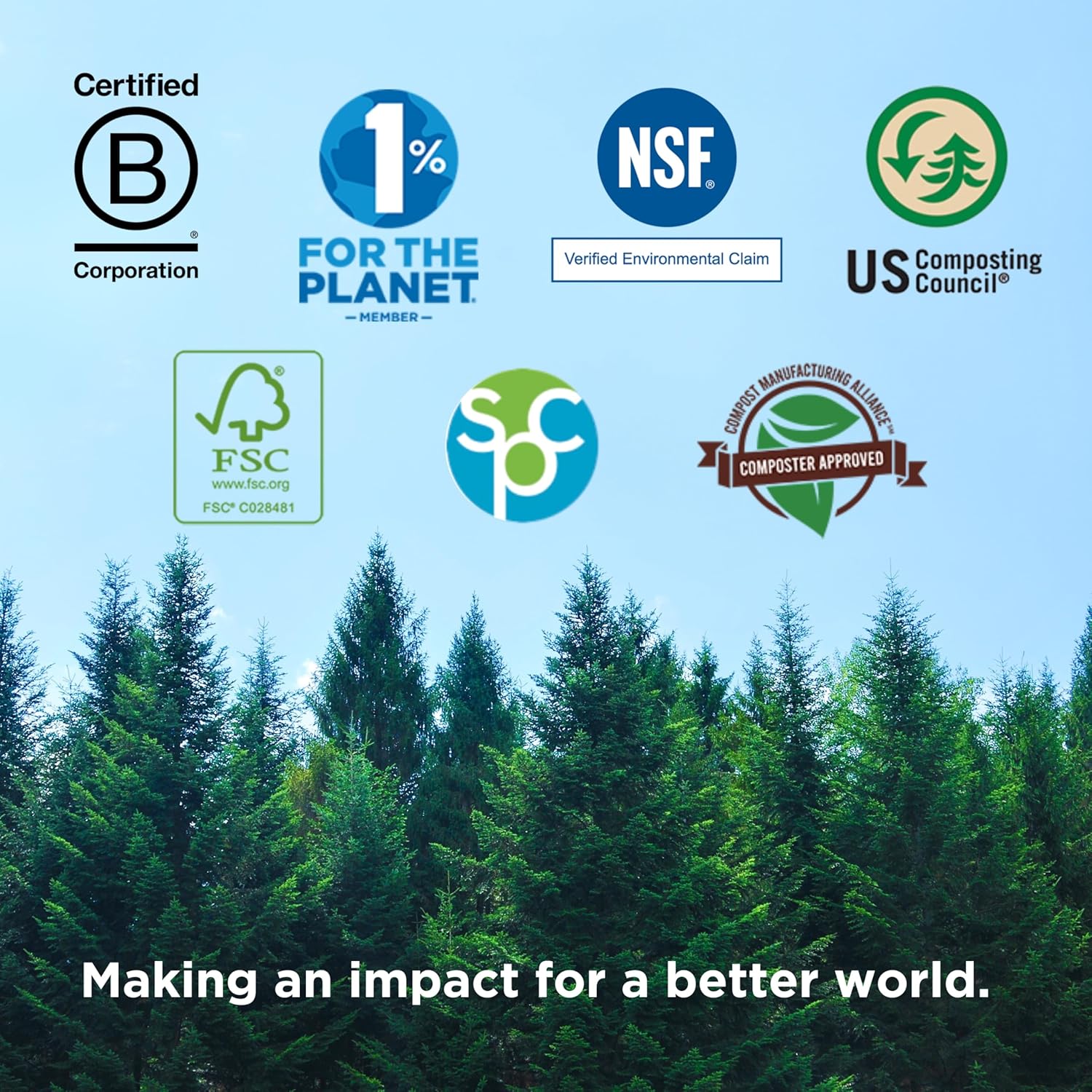 World Centric Compostable TPLA Spoon, 6" (Pack of 1000), Made from Plants and Minerals, White Bioplastic Utensil, Sustainable, Strong, Heat Resistant, No Added PFAS