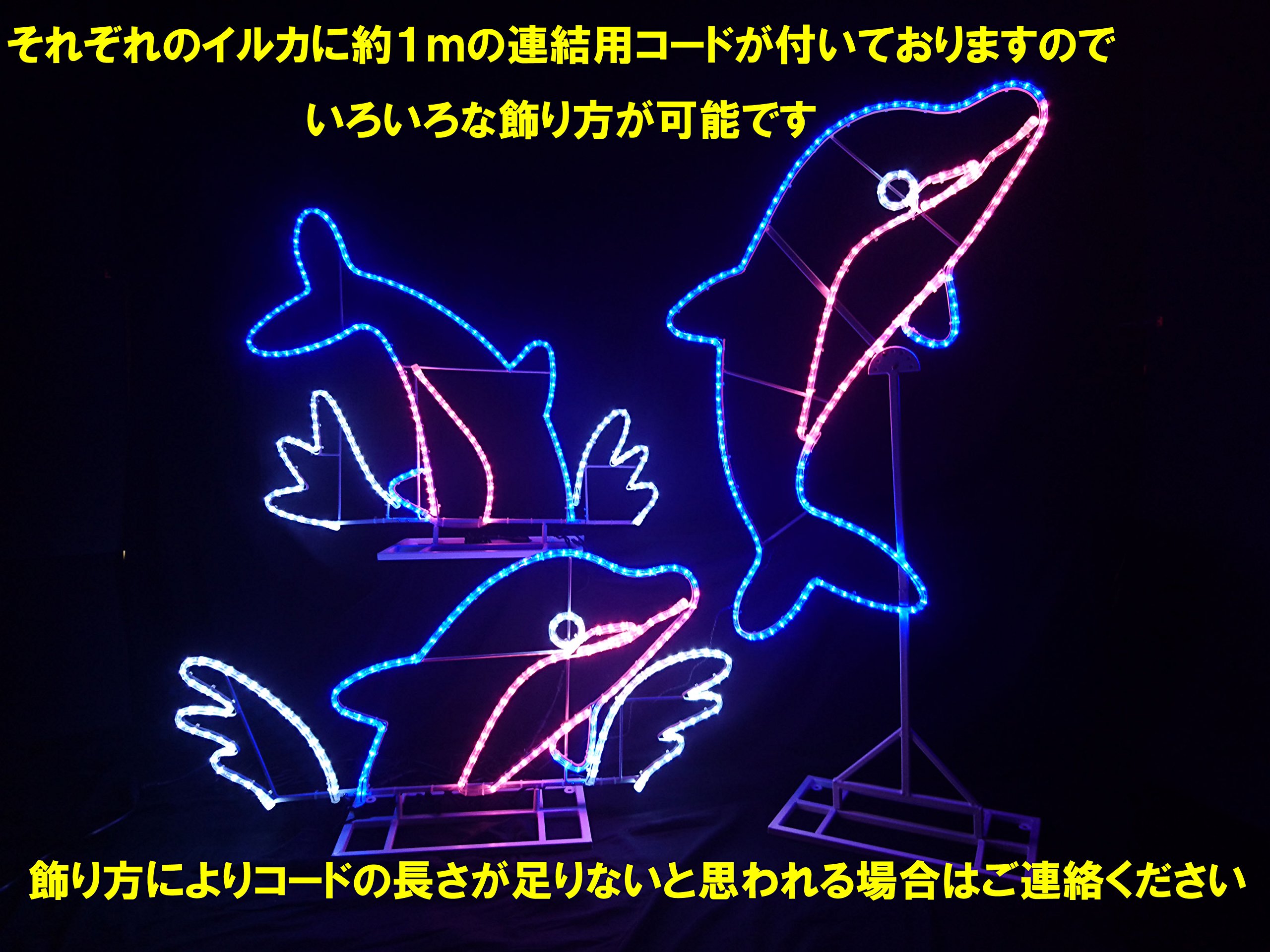 Amazon.co.jp: 爽やか スプラッシュ モチーフライト イルカ