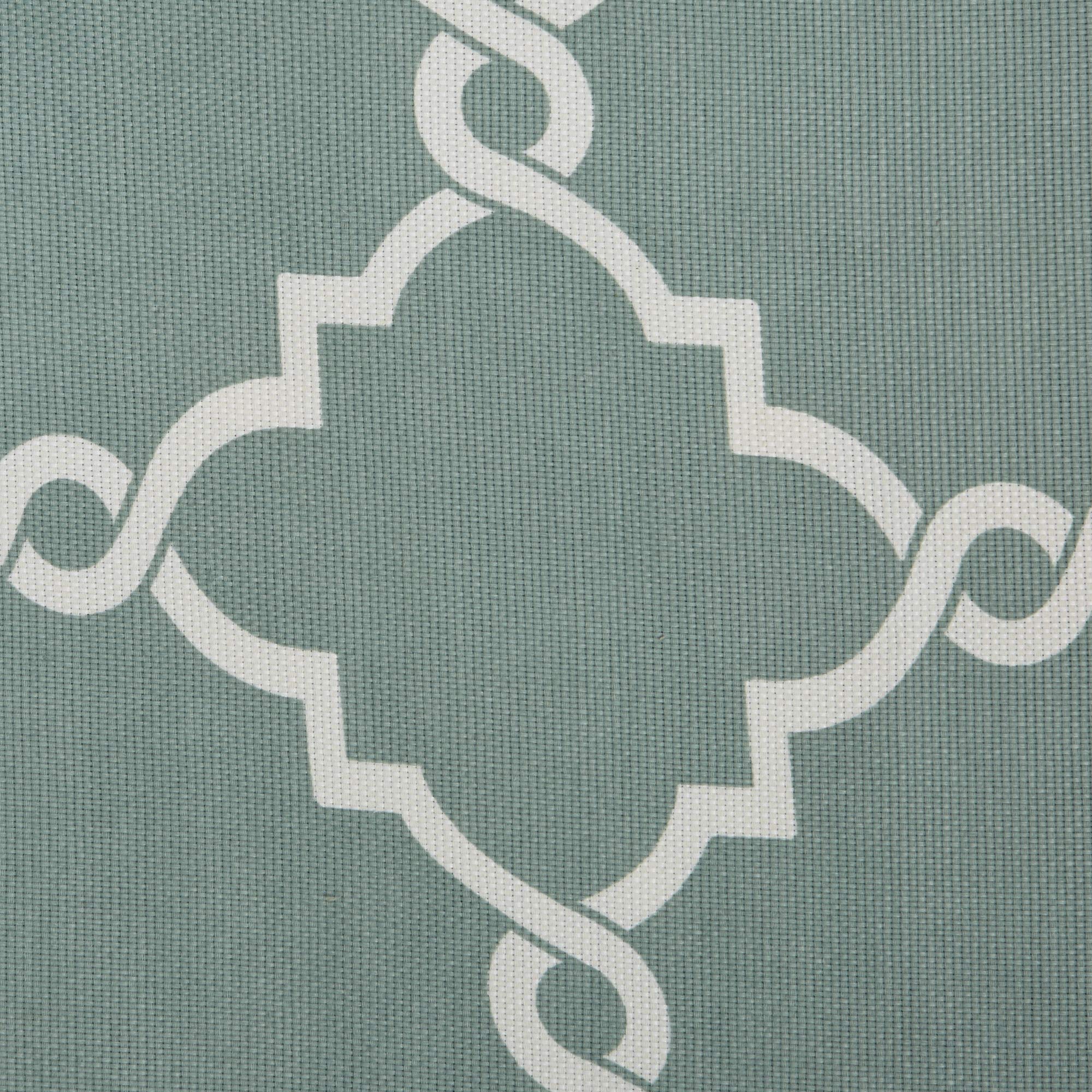 Madison Park Single Window Curtain Light Filtering Fretwork Print 1 Panel Grommet Top Drape/Valance for Living Room Bedroom and Dorm Polyester Blend - Image 3