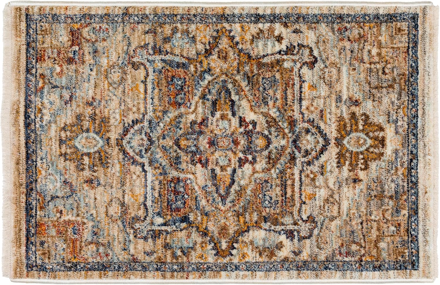 Dalyn Rugs Bergama BE2 Riverview 2'3" x 7'10" Soft, Durable, Runner Rug, Easy Clean, Non-Shedding, Vintage Inspired, Bedroom, Living Room Rug