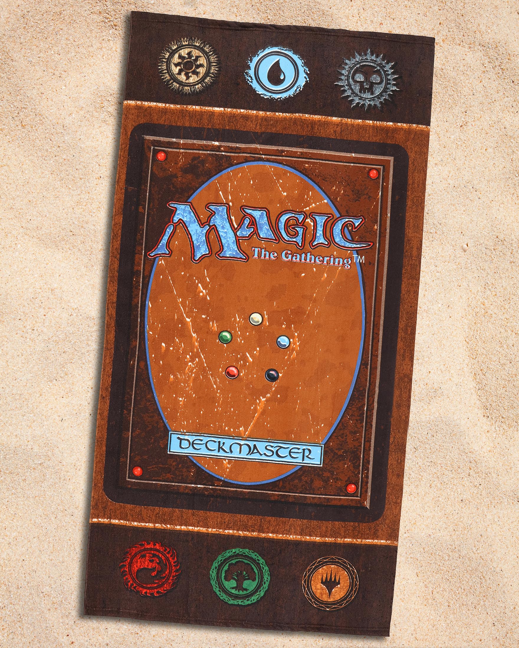 Amazon.com: Northwest Magic The Gathering MTG Beach Towel Back of Card Game  Design 30