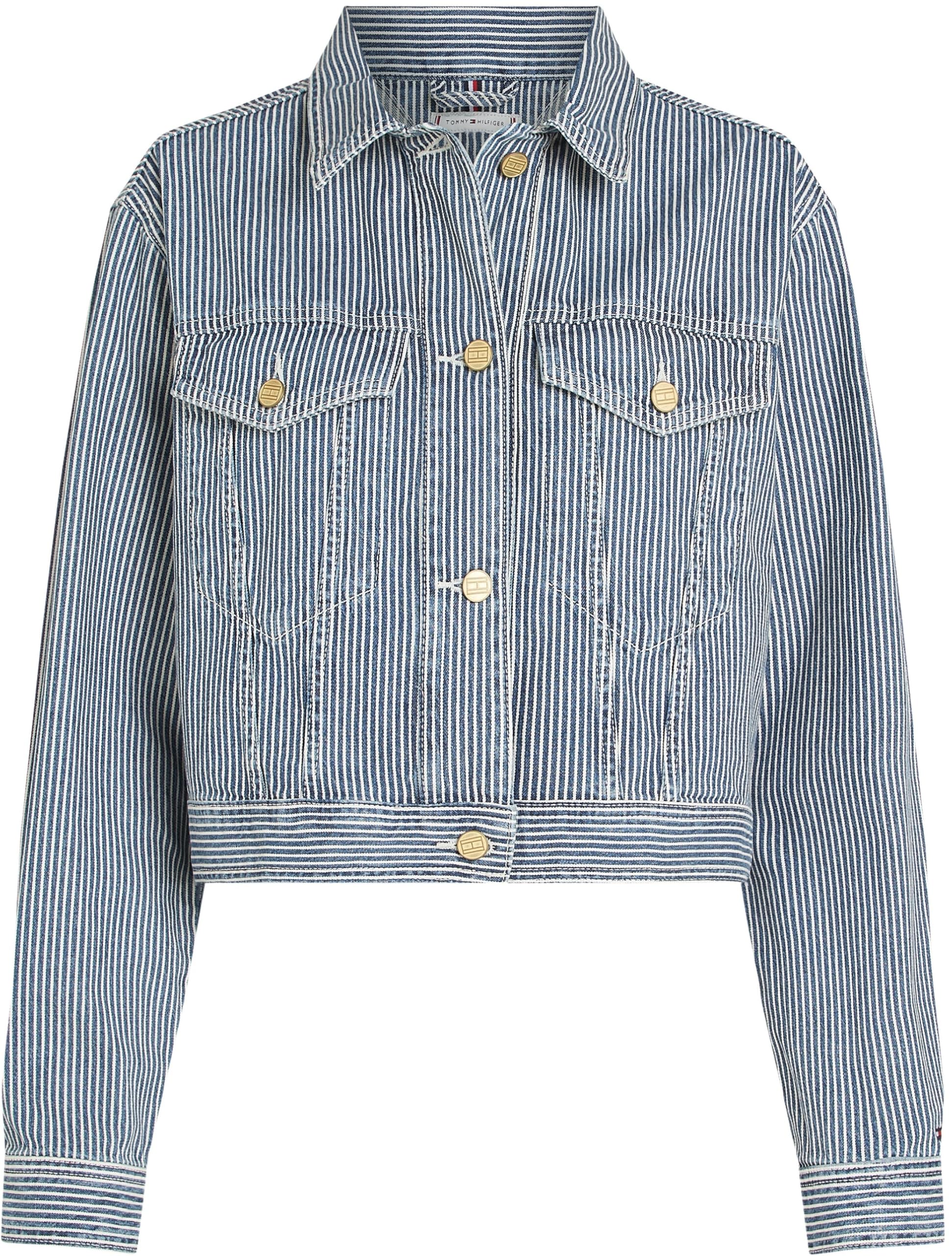 Tommy Hilfiger Cazadora vaquera Mujer Straight Cropped