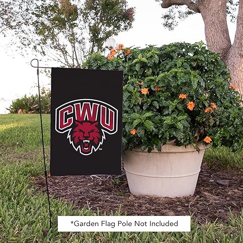 Miniatura 6 de Desert Cactus Bandera de jardín de la Universidad Central de Washington Wildcats CWU Wellington Banner 100% poliéster (diseño 3)