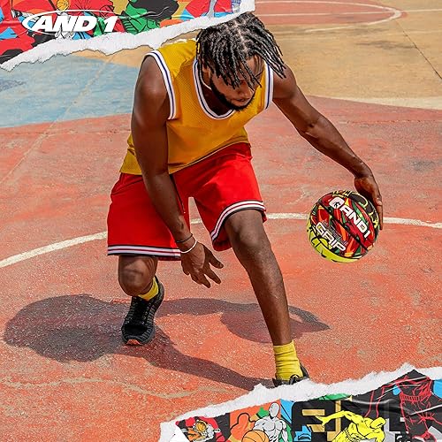 Miniatura 4 de AND1 Supreme Grip - Baloncesto de goma oficial de tamaño 7 (29.5 pulgadas), construcción de canal profundo, hecho para juegos de interiores y