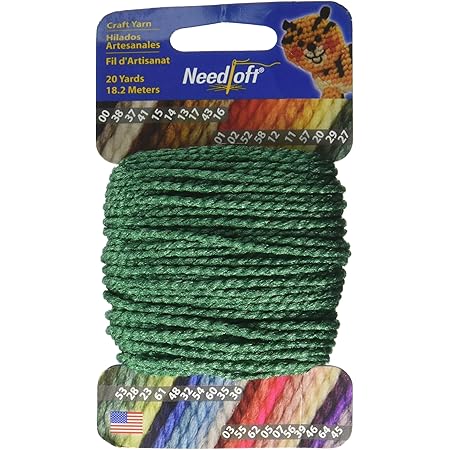 Needloft Craft Yarn, 20-Yard, Holly
