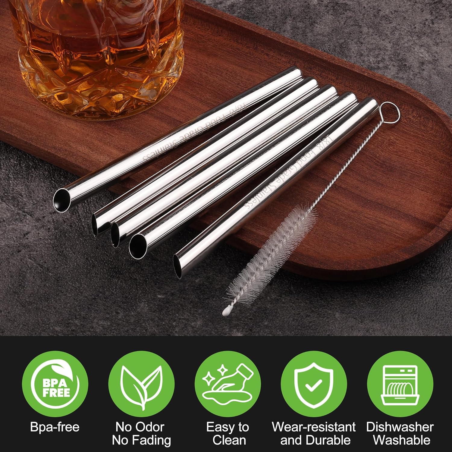 Stainless Steel Replacement Straw for Yeti Kids 12 oz Water Bottle