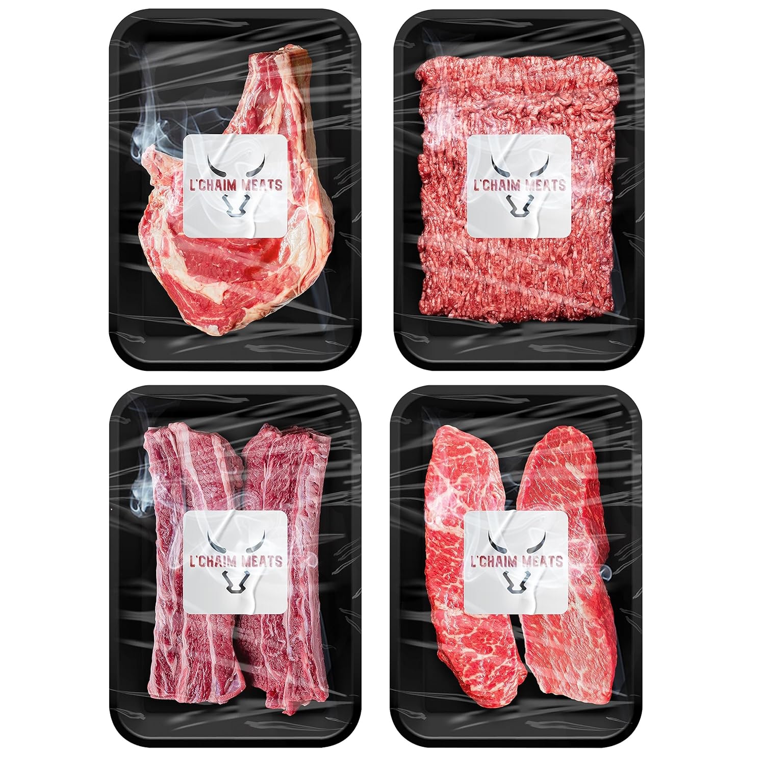 L'CHAIM MEATS Kosher Bison Front Quarter Box Natural
