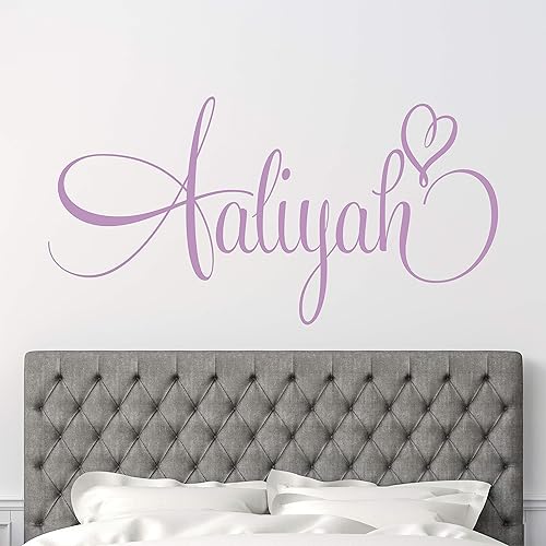 Miniatura 3 de Calcomanía de pared con nombre personalizado, para habitación de niñas, habitación de niños, calcomanía de pared con nombre personalizado,
