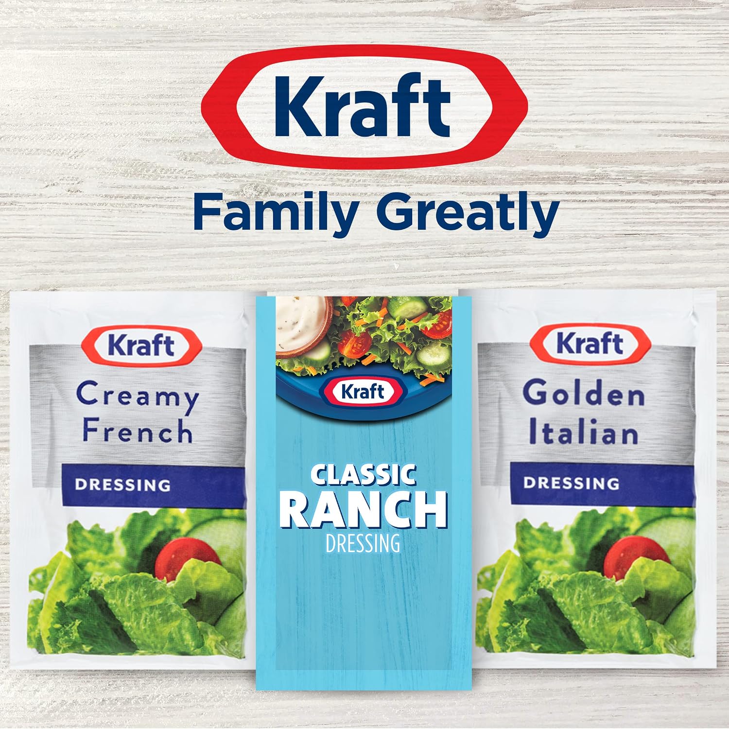 Sos sałatkowy Kraft Ranch Single Serve (opakowania 12,5 g, opakowanie 200 sztuk)