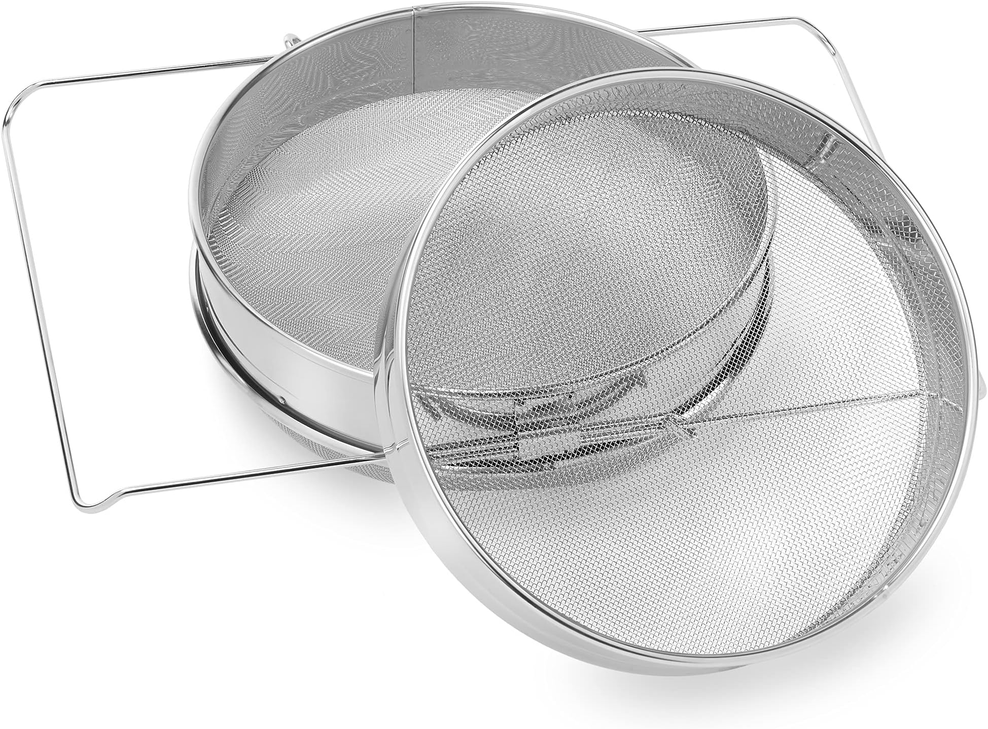 Honey Strainer Double Sieve #304 Stainless Steel Beekeeping Equipment Mesh Filter Screen